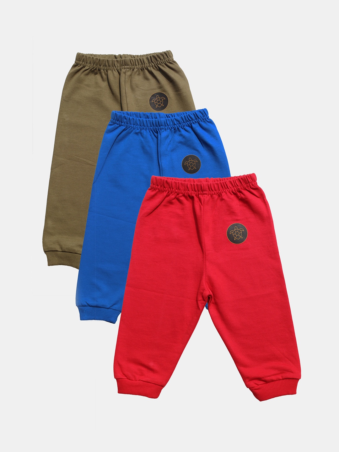 

BAESD Infants Pack Of 3 Cotton Joggers, Red