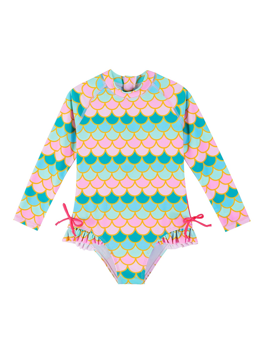 

StyleCast x Revolte Girls Printed Long Sleeves Bodysuit, Green