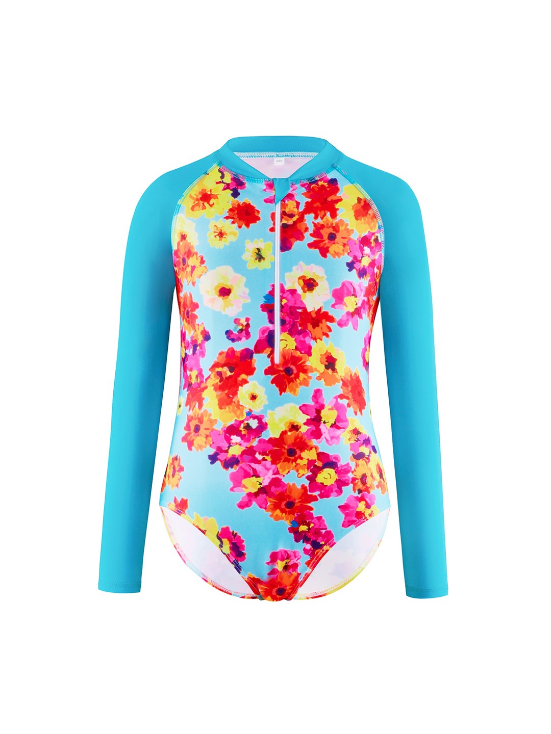 

StyleCast x Revolte Girls Printed Long Sleeves Bodysuit, Blue