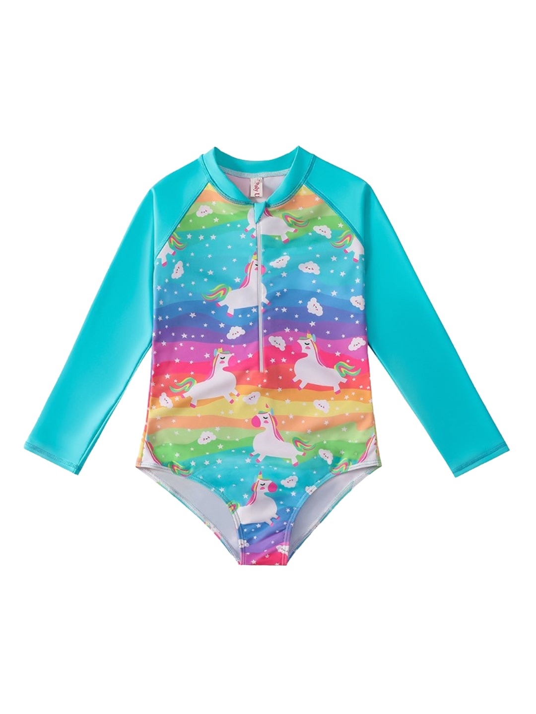 

StyleCast x Revolte Girls Printed Bodysuit, Blue