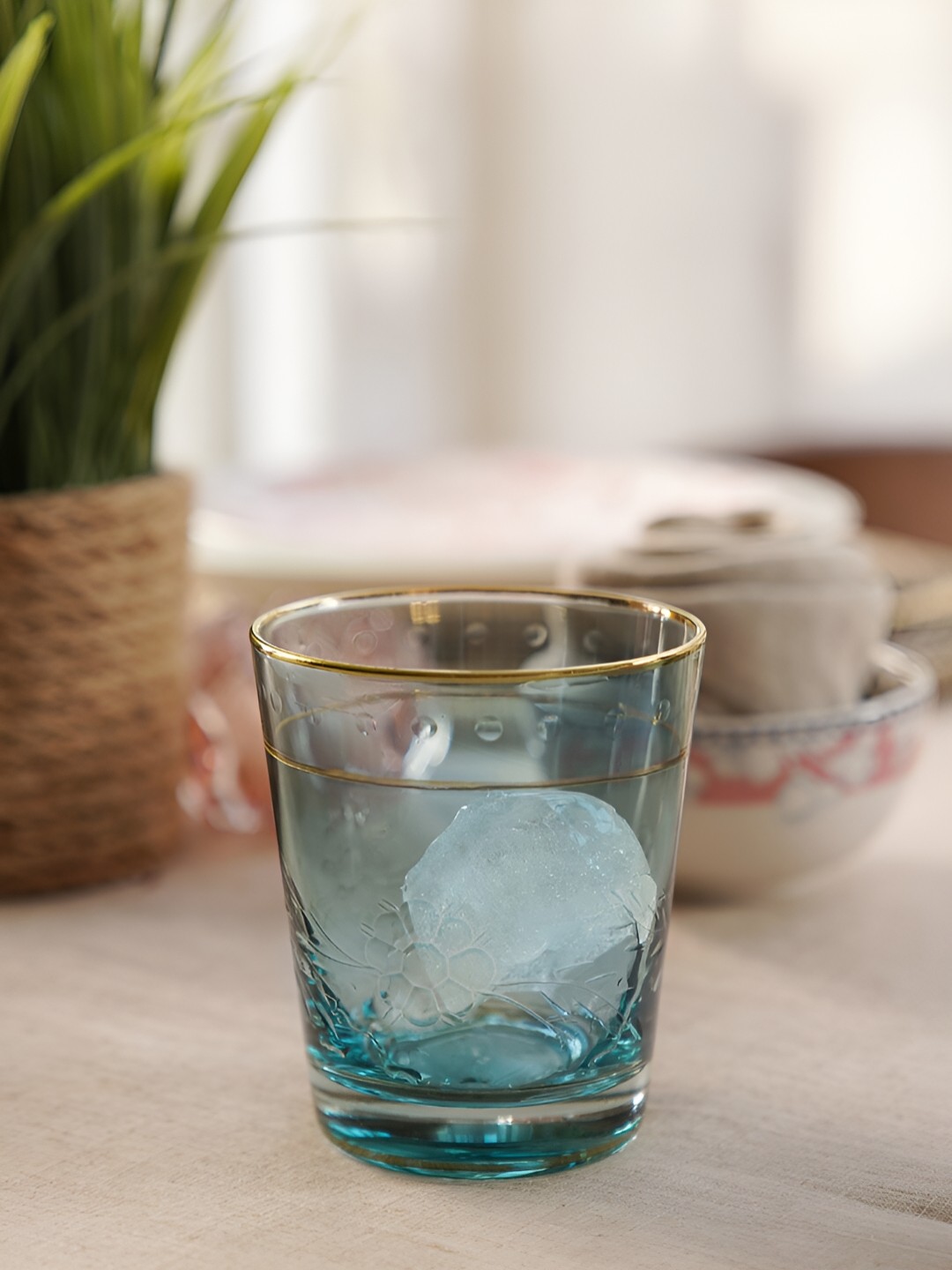 

Pure Home and Living Blue 2 Pieces Water or Juice Glass - 250 ml Each