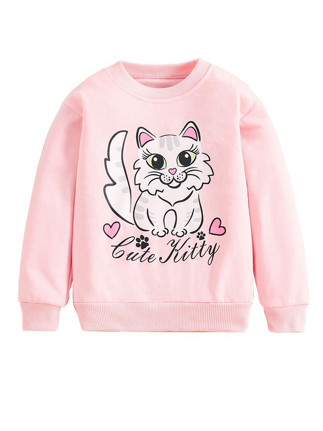 

StyleCast x Revolte Girls Graphic Printed Pullover, Pink