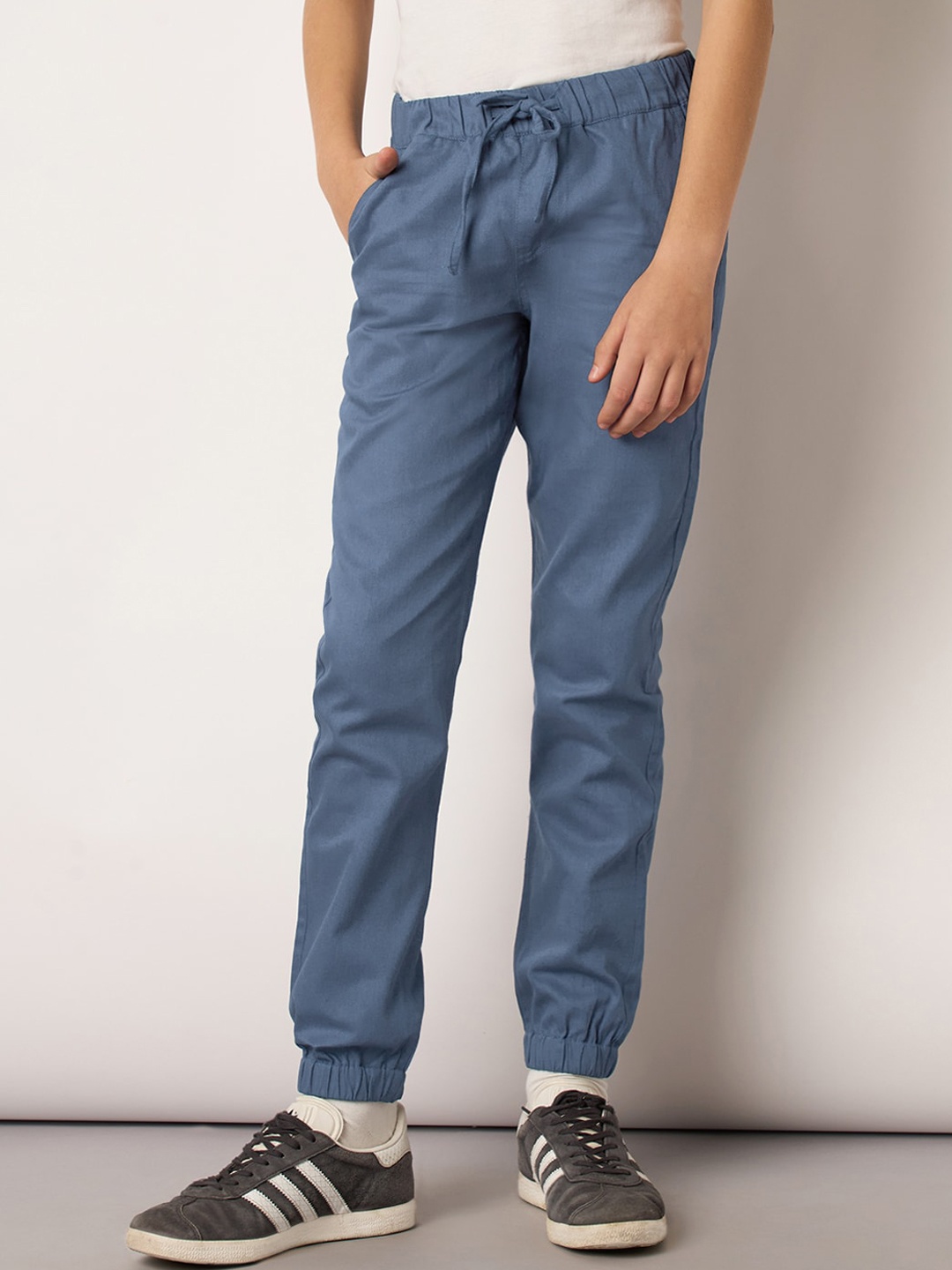

Jack & Jones Junior Boys Loose Fit Pure Cotton Joggers, Blue