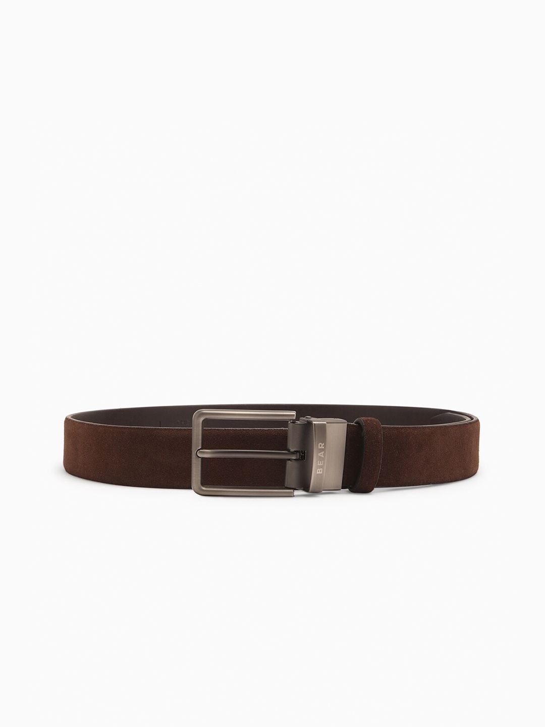 

THE BEAR HOUSE Men Reversible Belt, Brown