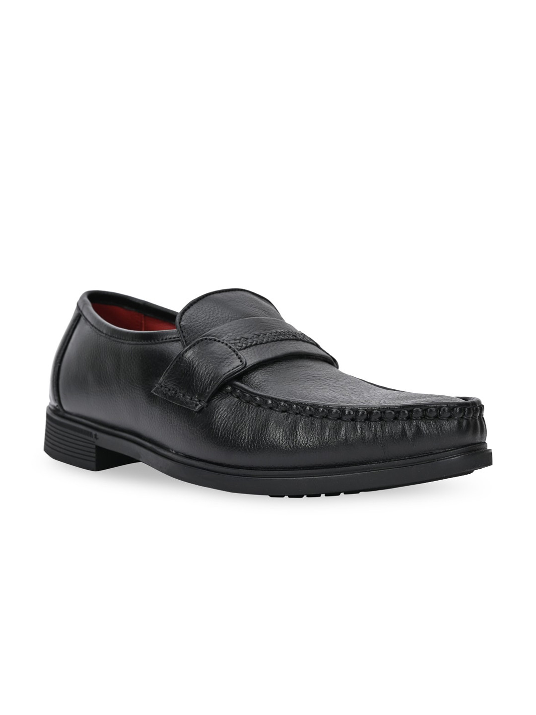 

Regal Men Leather Formal Saddle Loafers, Black