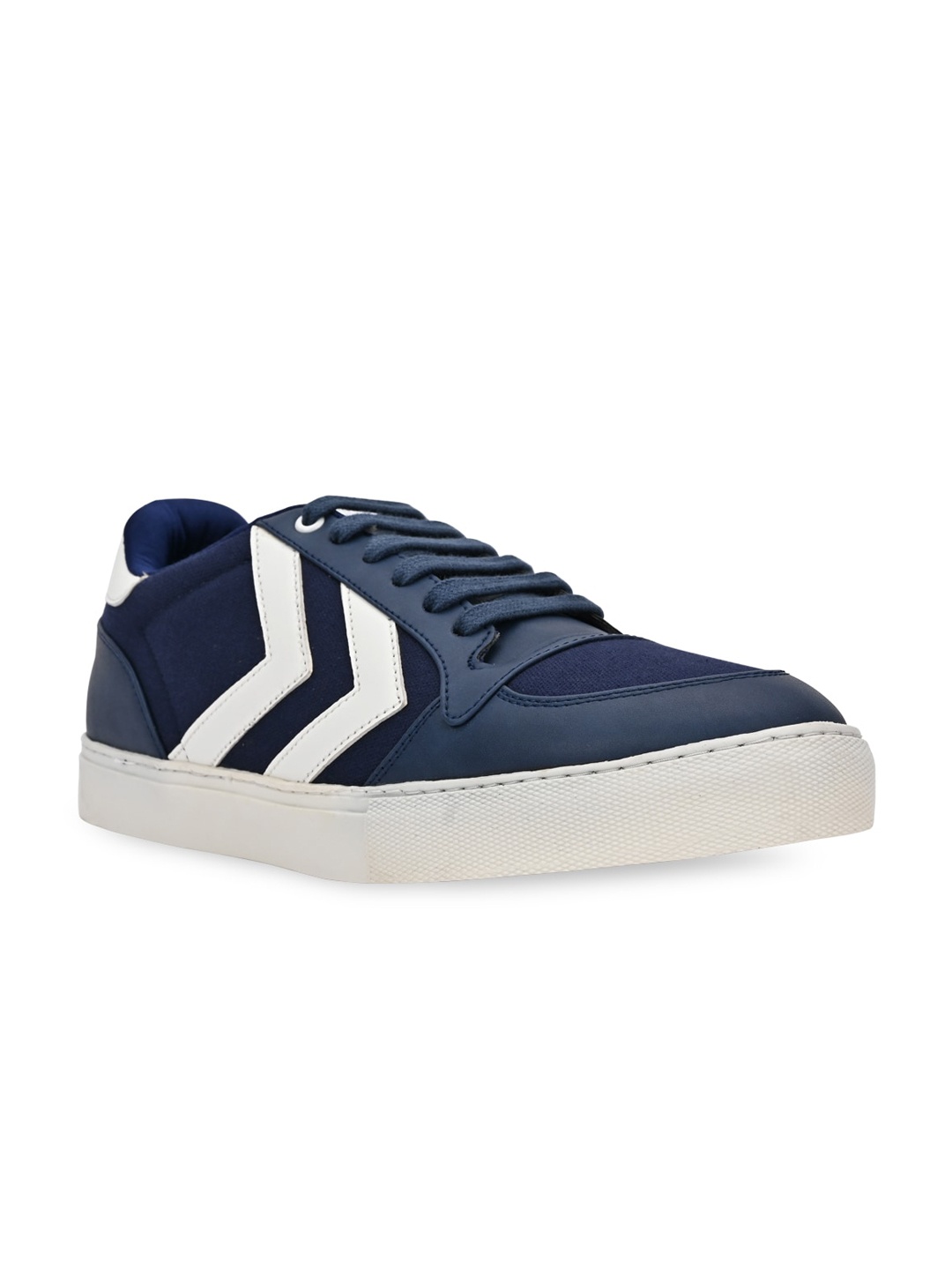 

Regal Men Colourblocked Lightweight Comfort Insole Contrast Sole Lace-Ups Sneakers, Navy blue