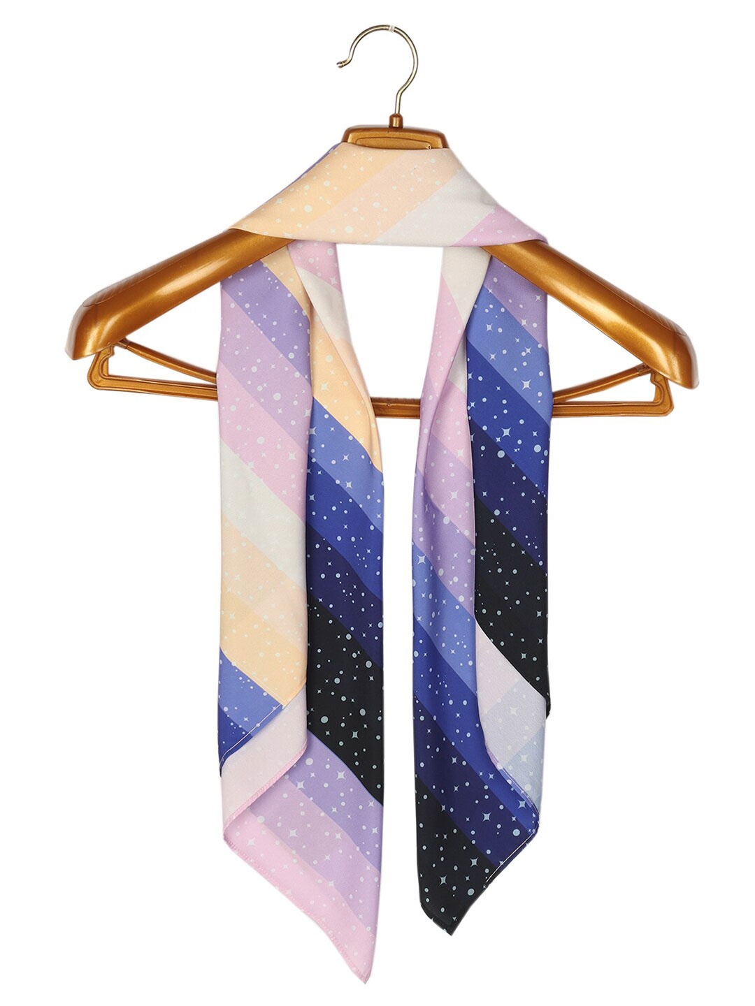 

Beau Design Women Printed Scarf, Blue