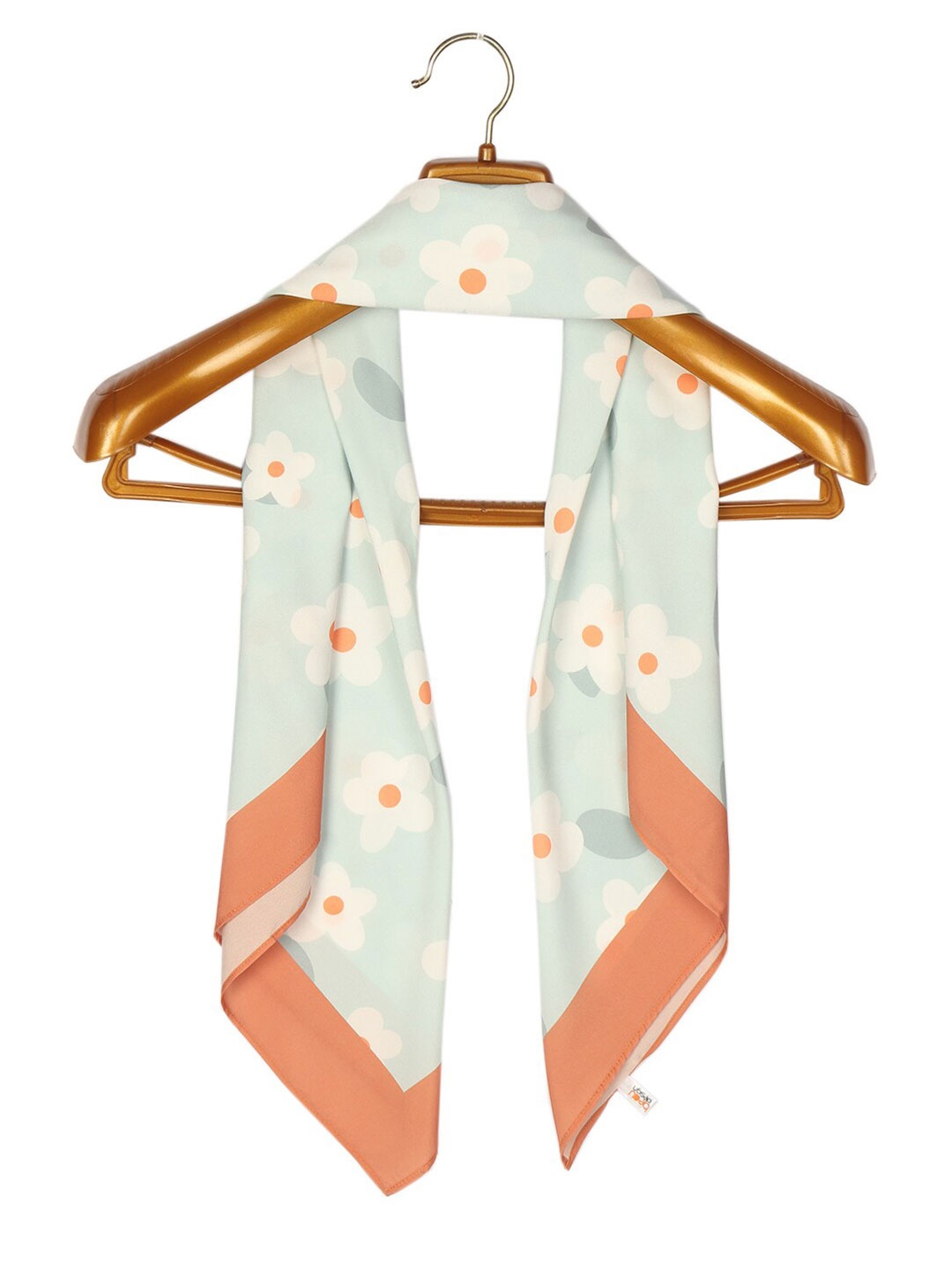 

Beau Design Women Floral Printed Scarf, Grey