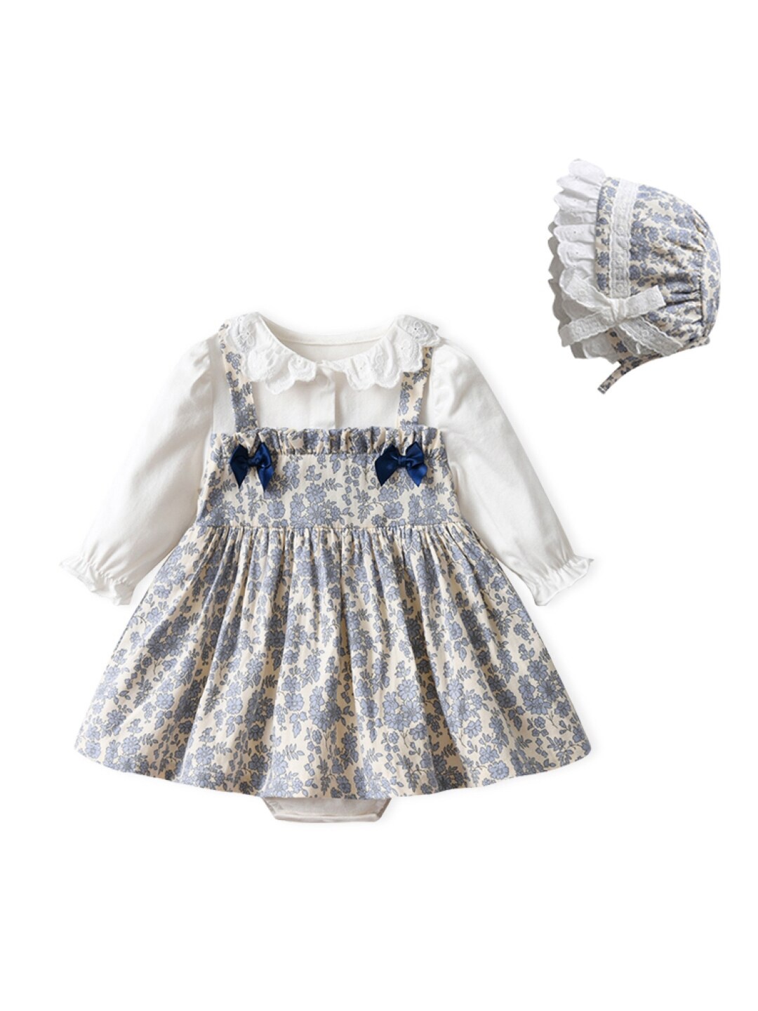 

StyleCast Grey Infants Girls Floral Printed Fit & Flare Dress
