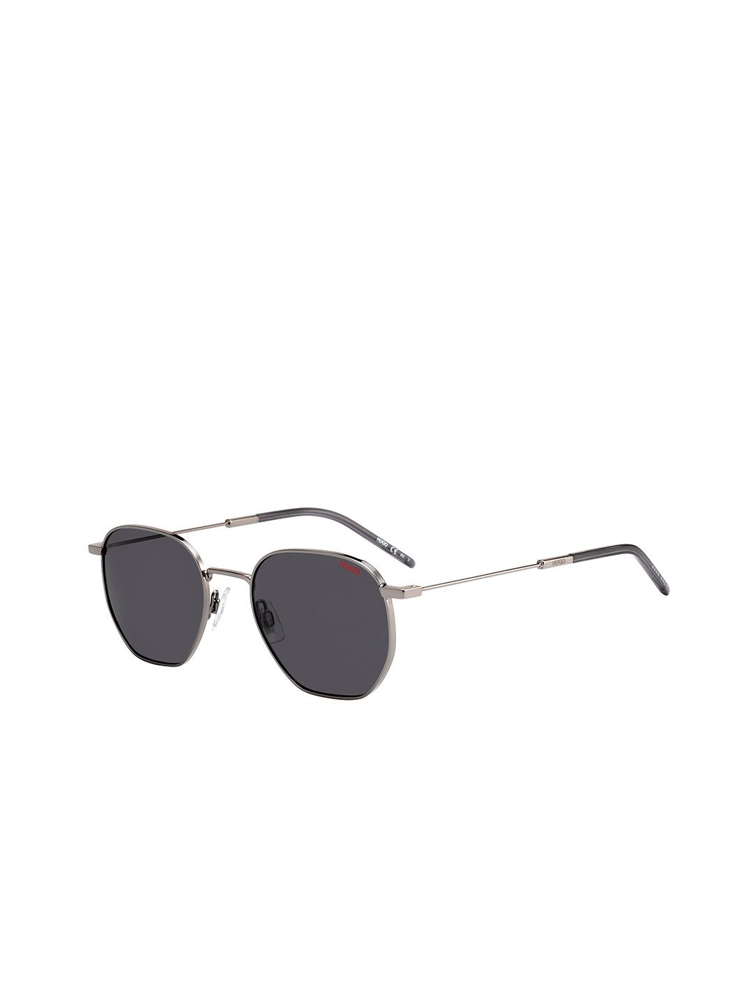 

HUGO Men Oval Sunglasses with UV Protected Lens 202528KJ154IR, Grey