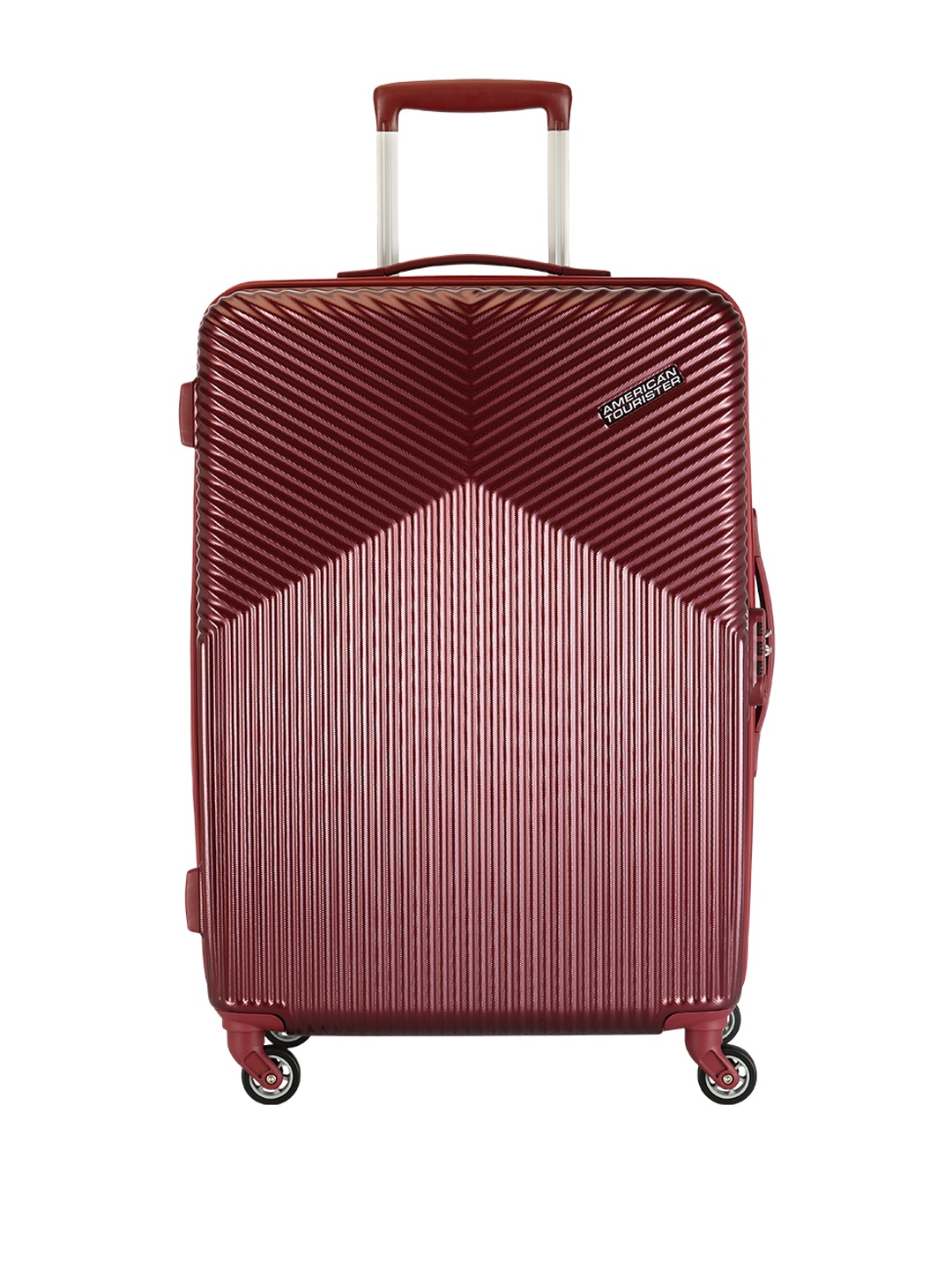 

AMERICAN TOURISTER Unisex GEORGIA Hard Shell Large Trolley Suitcase 100L, Red