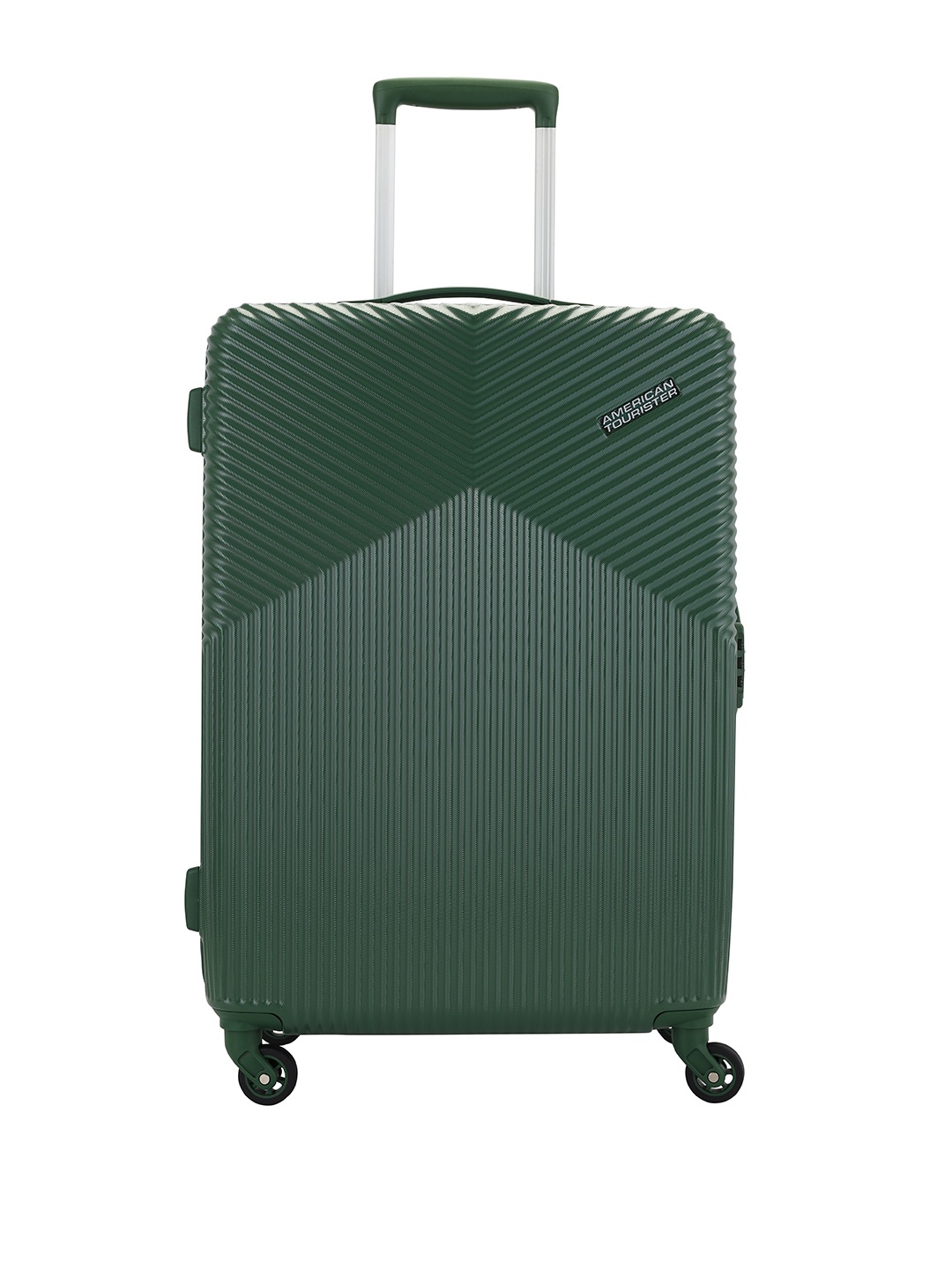

AMERICAN TOURISTER Georgia Textured Large Trolley Suitcase, Green