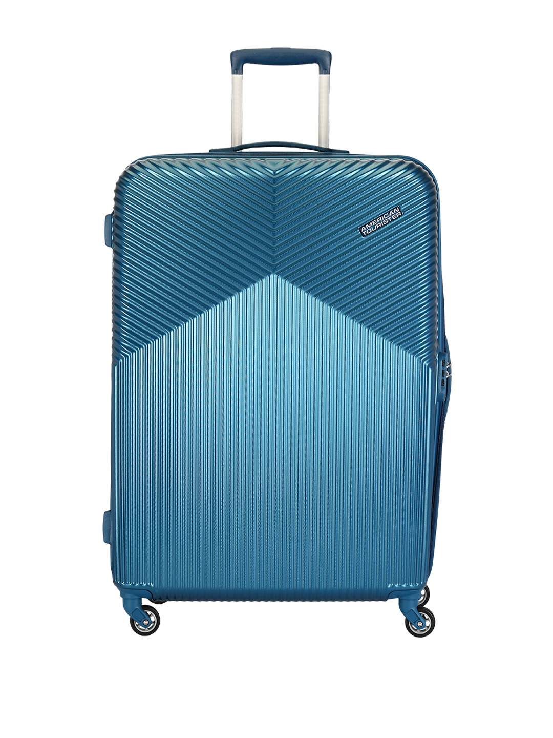 

AMERICAN TOURISTER Georgia Textured Medium Trolley Suitcase, Blue