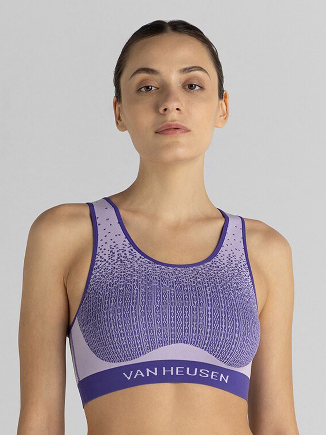 

Van Heusen Full Coverage Non Padded Anti Bacterial Workout Bra, Violet