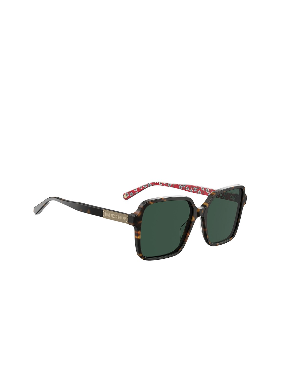 

MOSCHINO LOVE Women Round Sunglasses with UV Protected Lens 20348608655QT, Green
