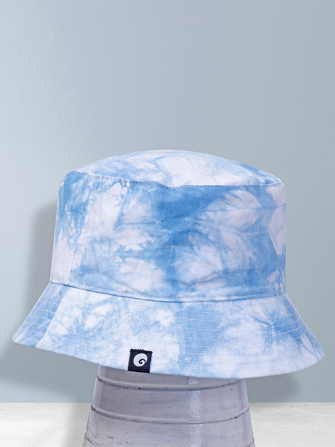 

Omtex Unisex Tie & Dye Cotton Bucket Hat, Blue