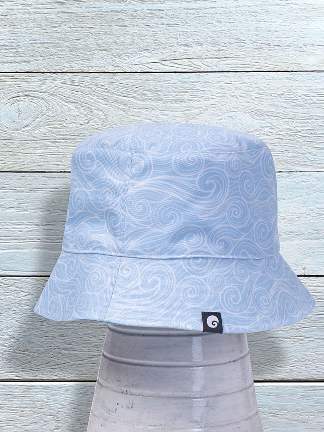 

Omtex Unisex Abstract Printed Cotton Bucket Hat, Blue