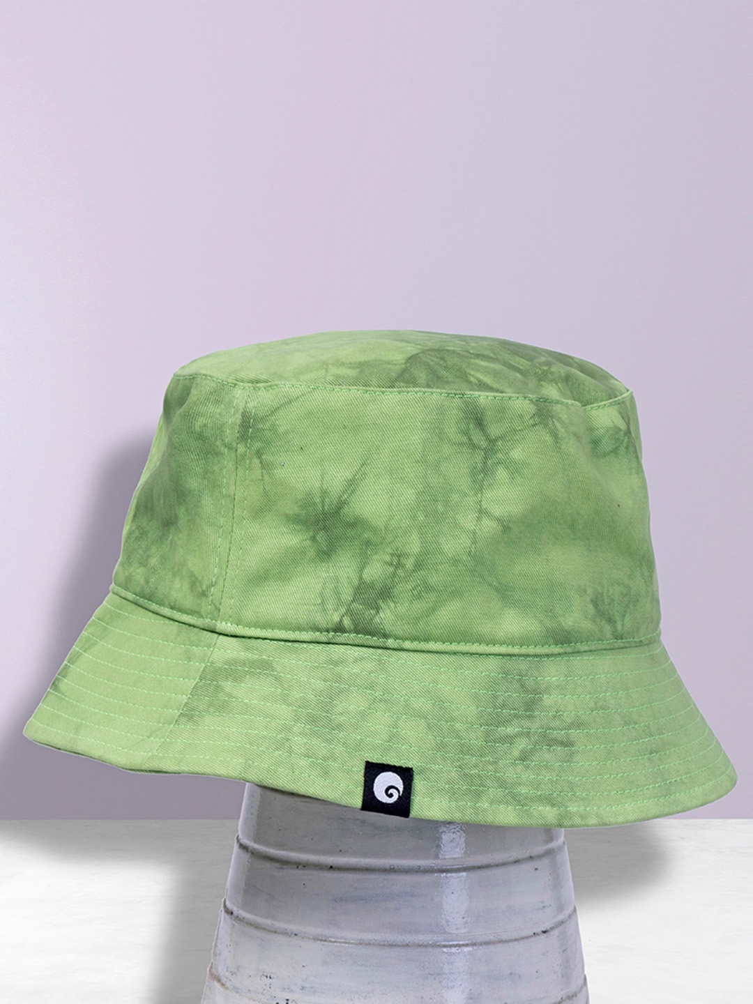 

Omtex Unisex Tie & Dye Cotton Bucket Hat, Green