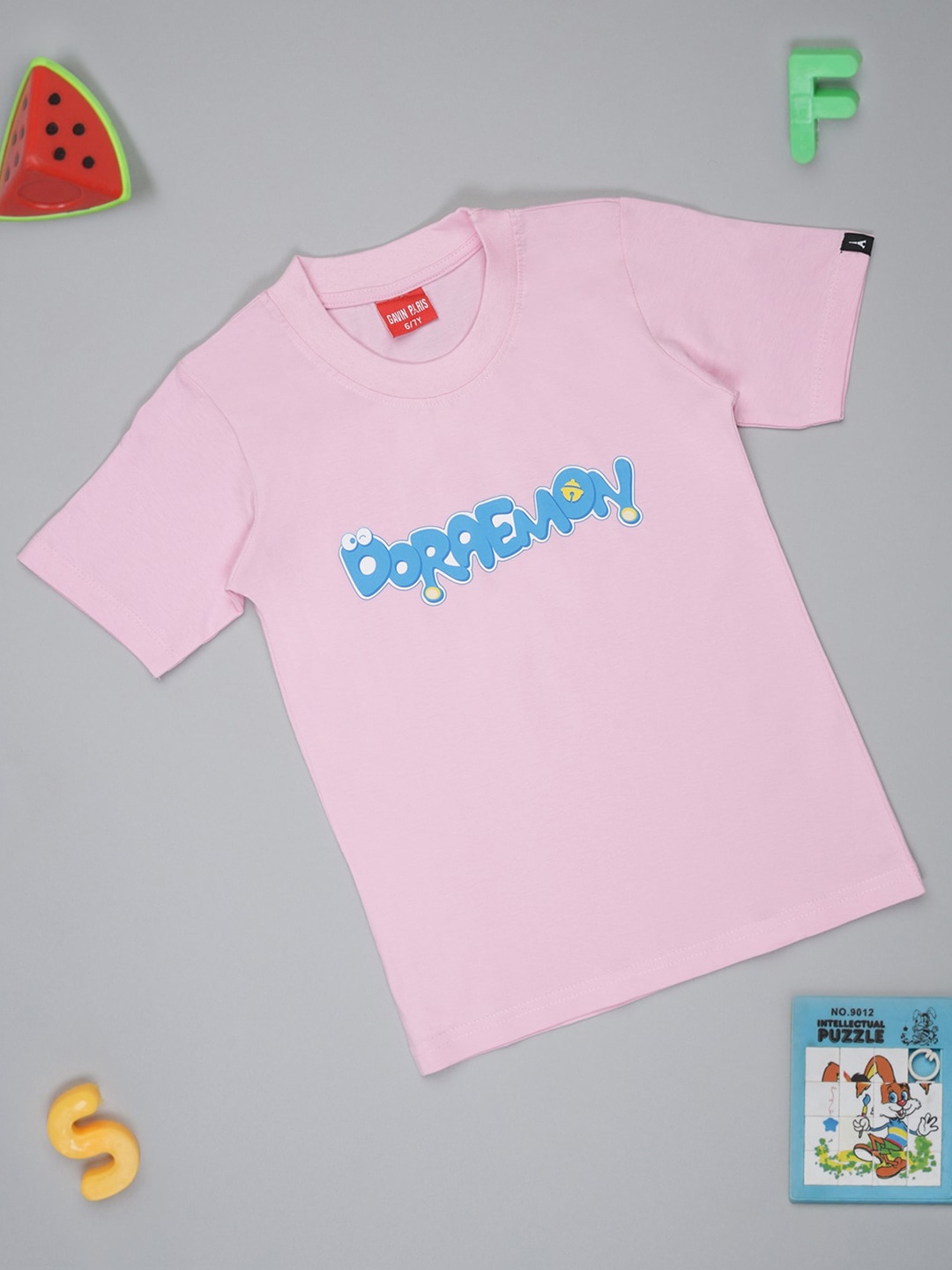 

Gavin Paris Boys Typography Print Round Neck Pure Cotton T-shirt, Pink
