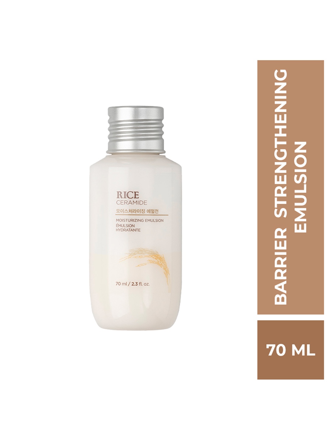 

The Face Shop Rice & Ceramide Moisturizing Emulsion - 70ml, White