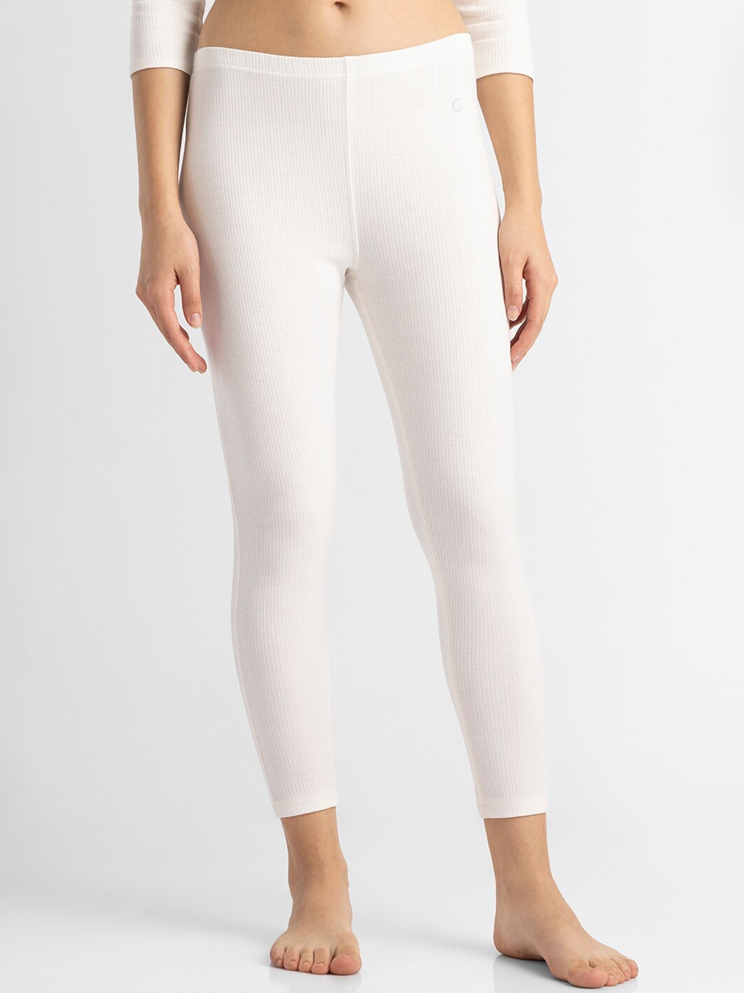 

Van Heusen Women N9 Anti Bacterial & Elasticized Waistband Thermal Bottoms, Off white