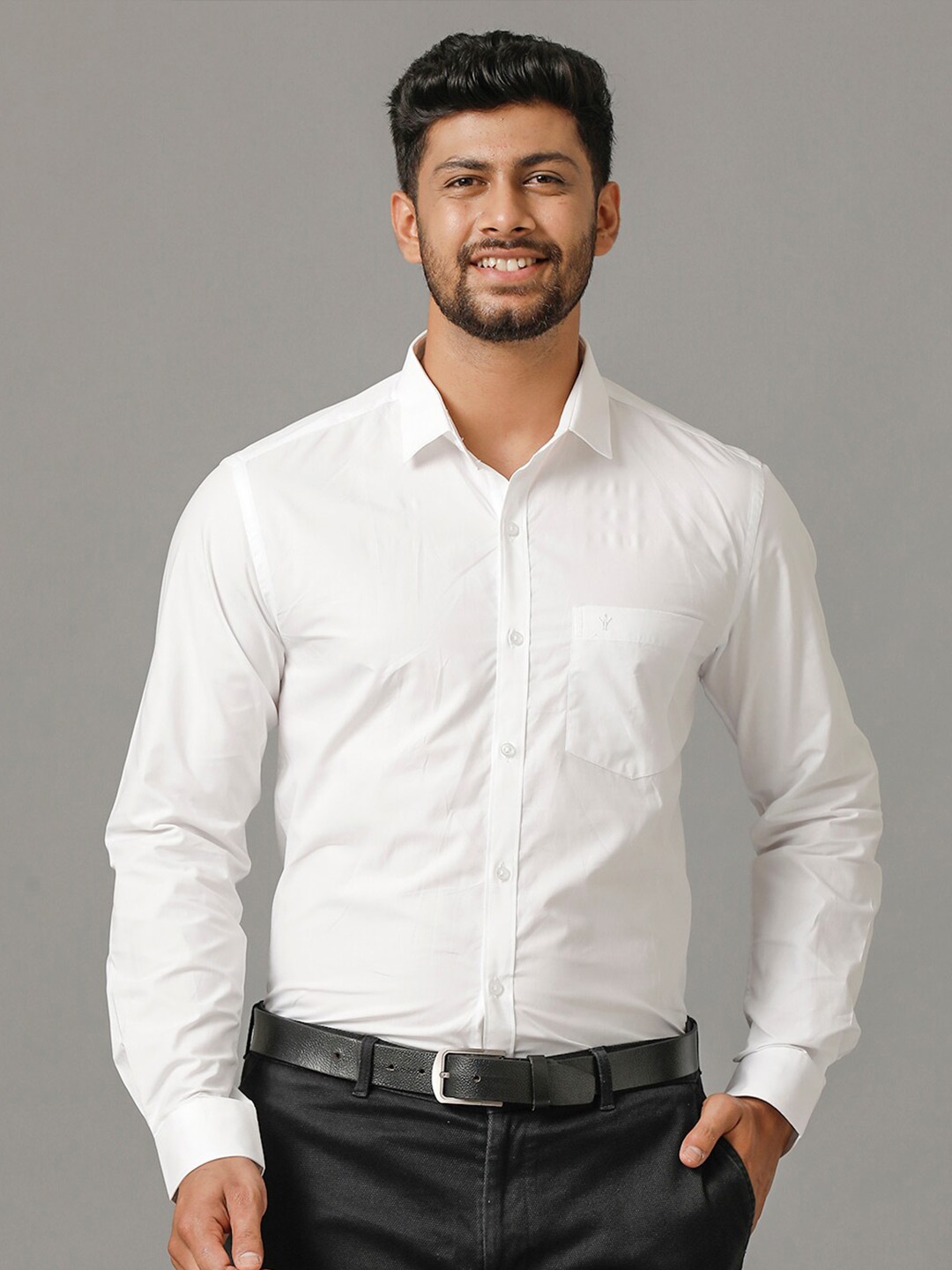 

Ramraj Premium Long Sleeves Formal Shirt, White