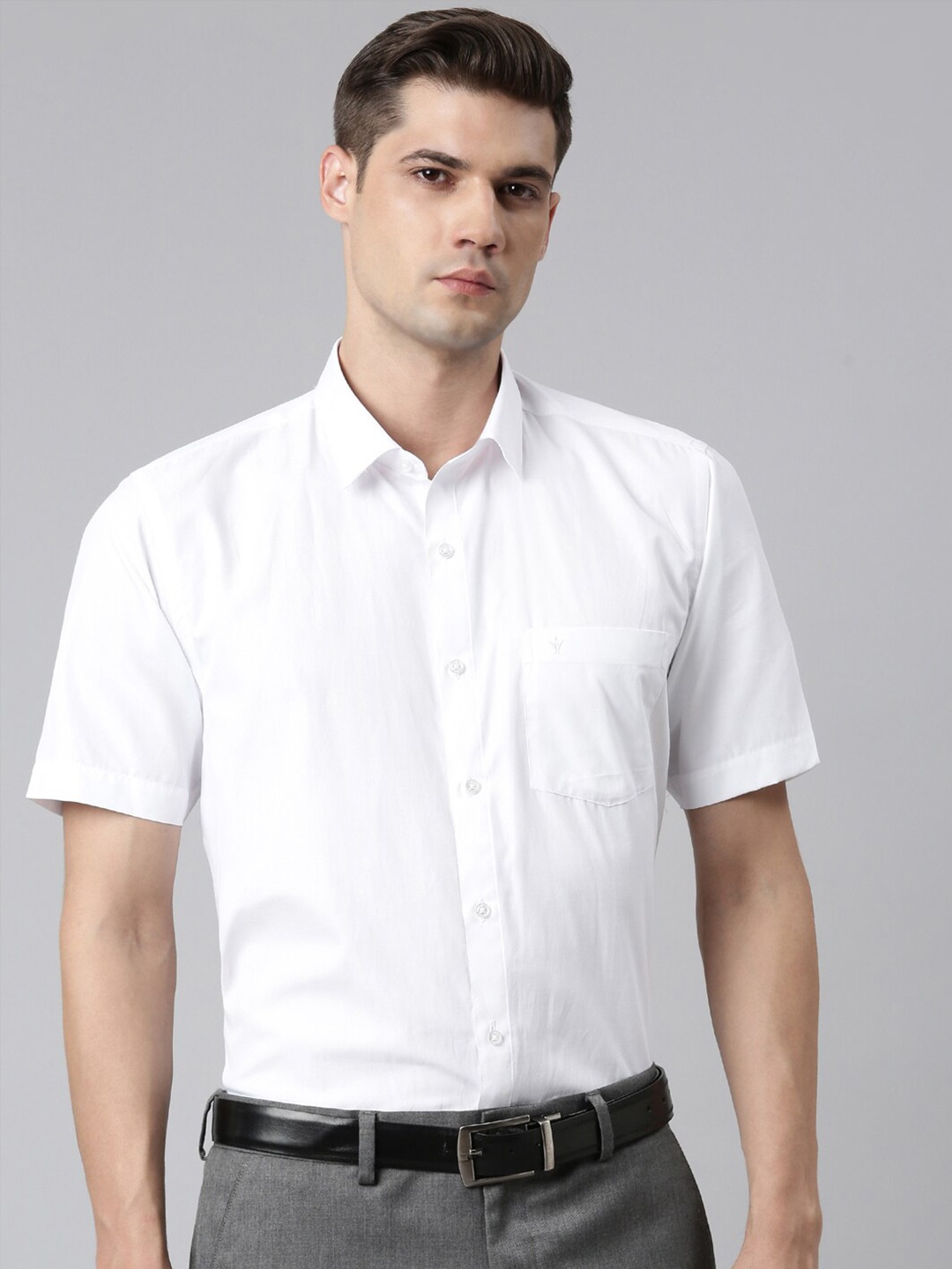 

Ramraj Premium Short Sleeves Formal Shirt, White