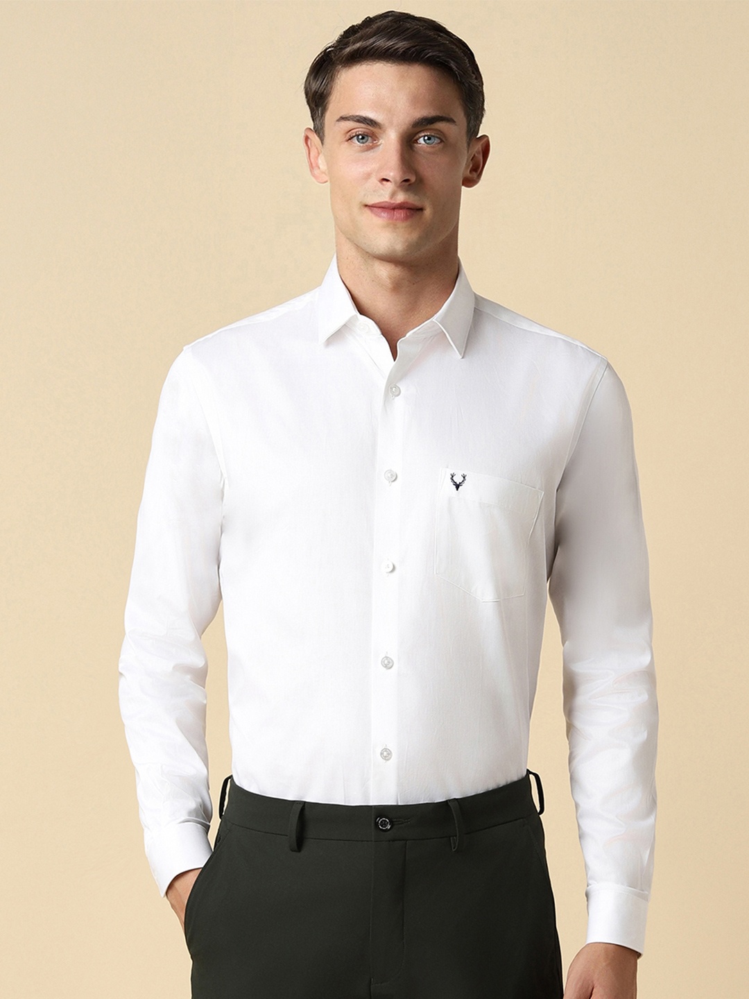 

Allen Solly Slim Fit Cotton Formal Shirt, White
