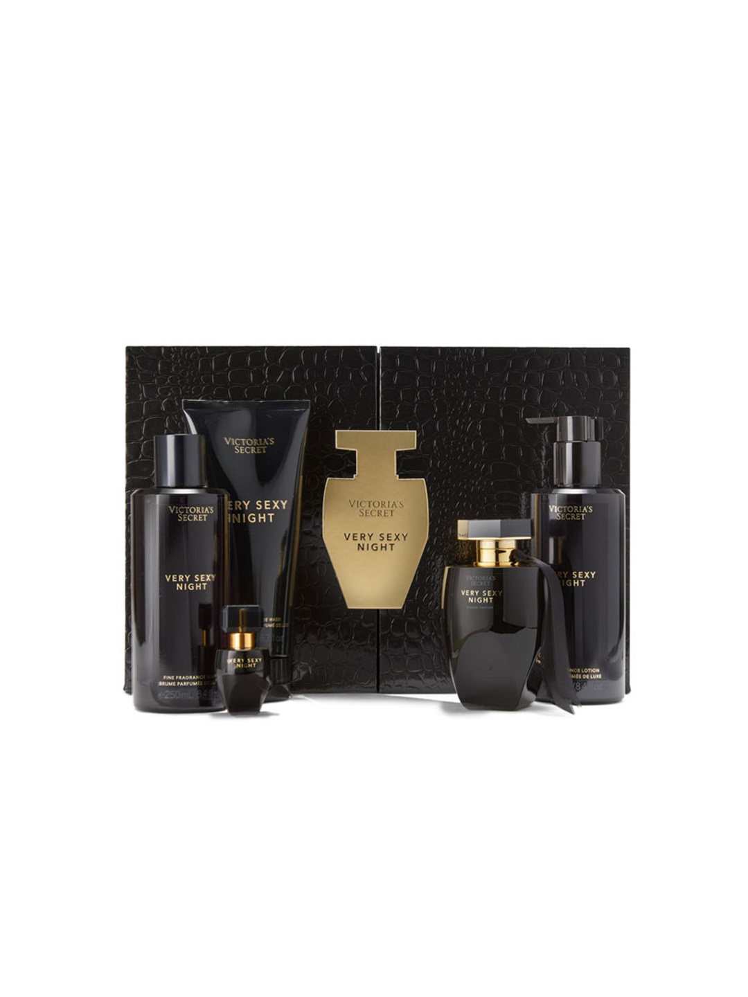 

Victoria's Secret Women Very Sexy Night Fine Fragrance 5-Pieces Gift Set, Black