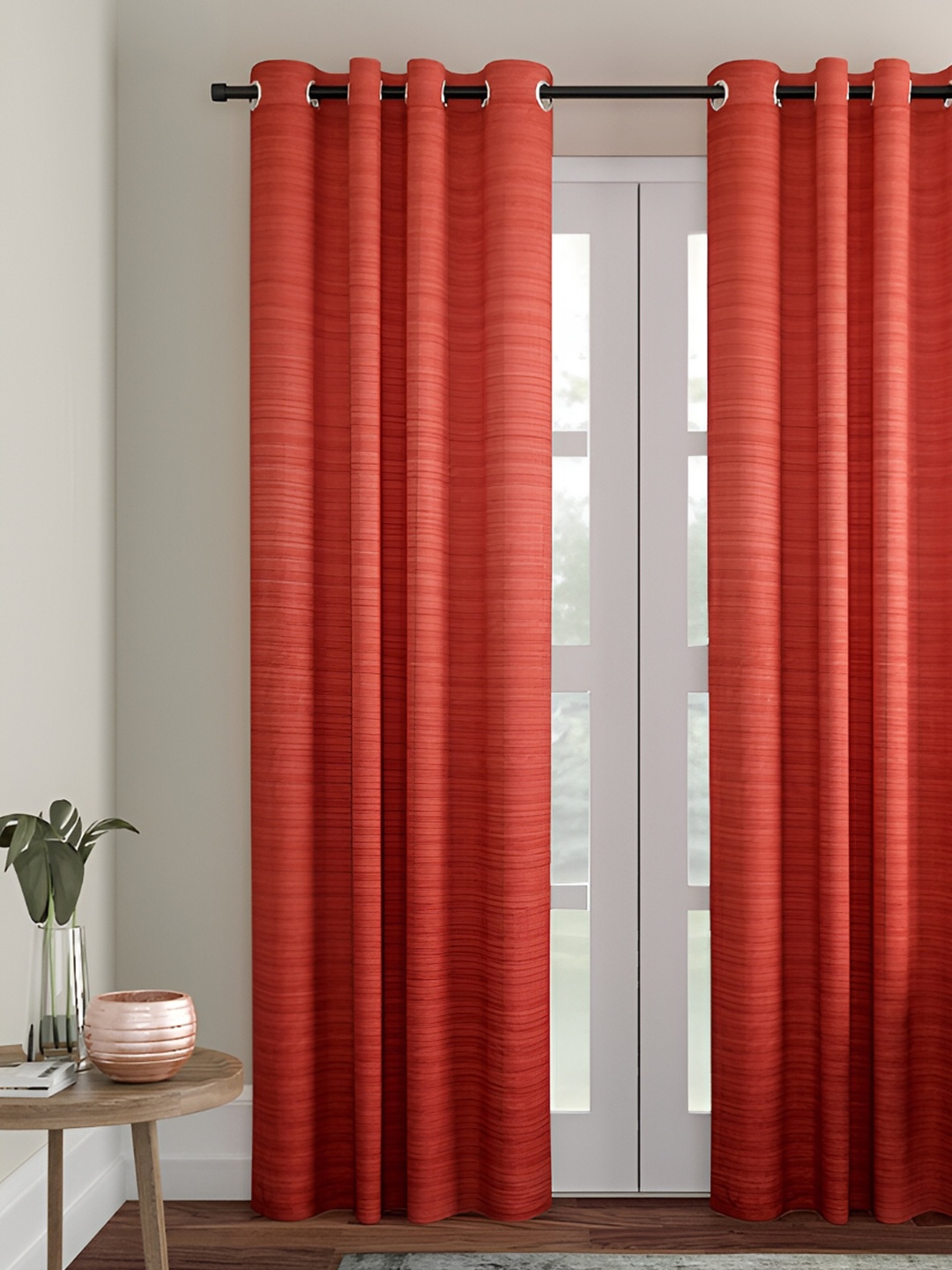 

Aura Red Room Darkening Door Curtain
