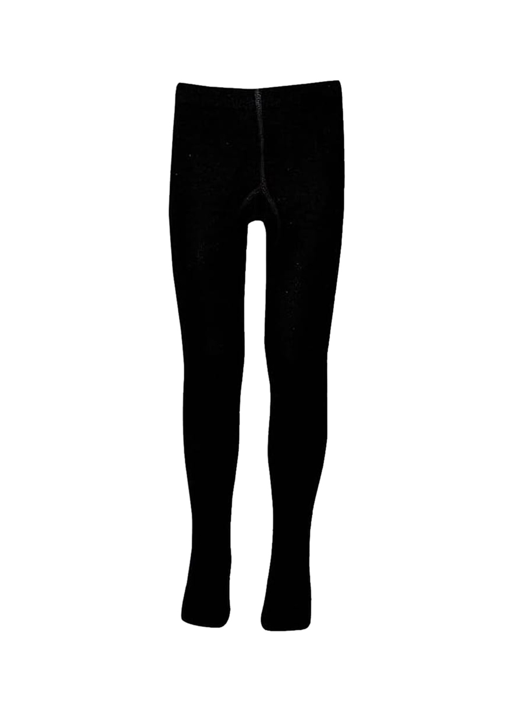 

Supersox Girls Solid Color Breathable Cotton Stockings, Black