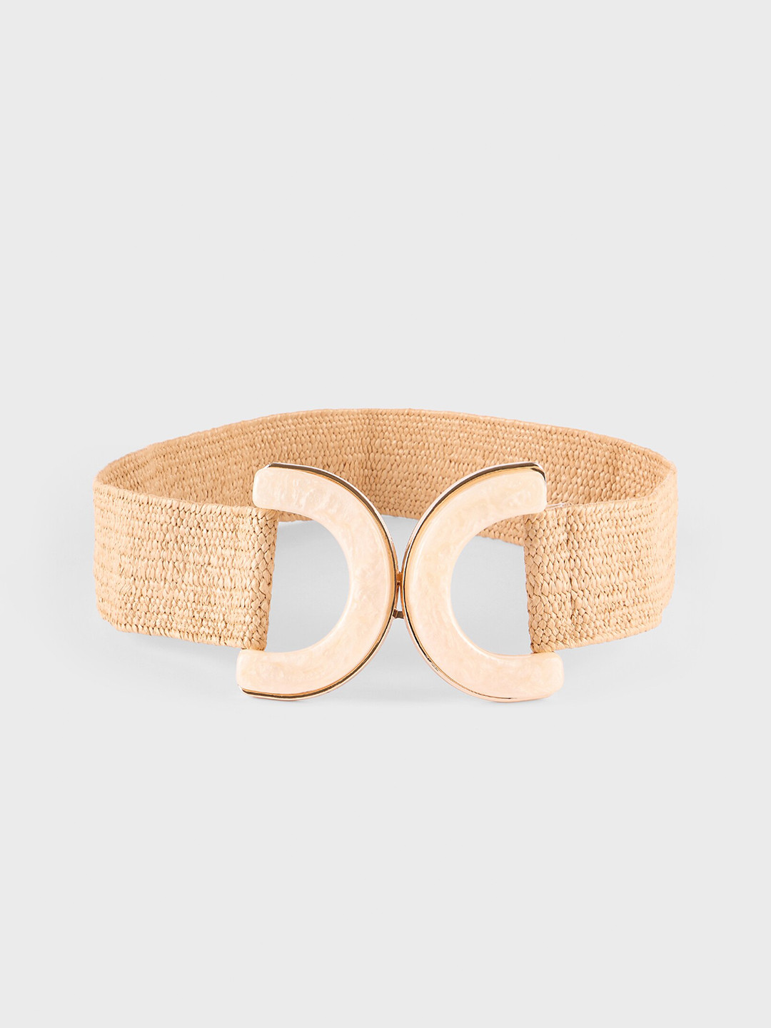 

20Dresses Women Textured Belt, Beige
