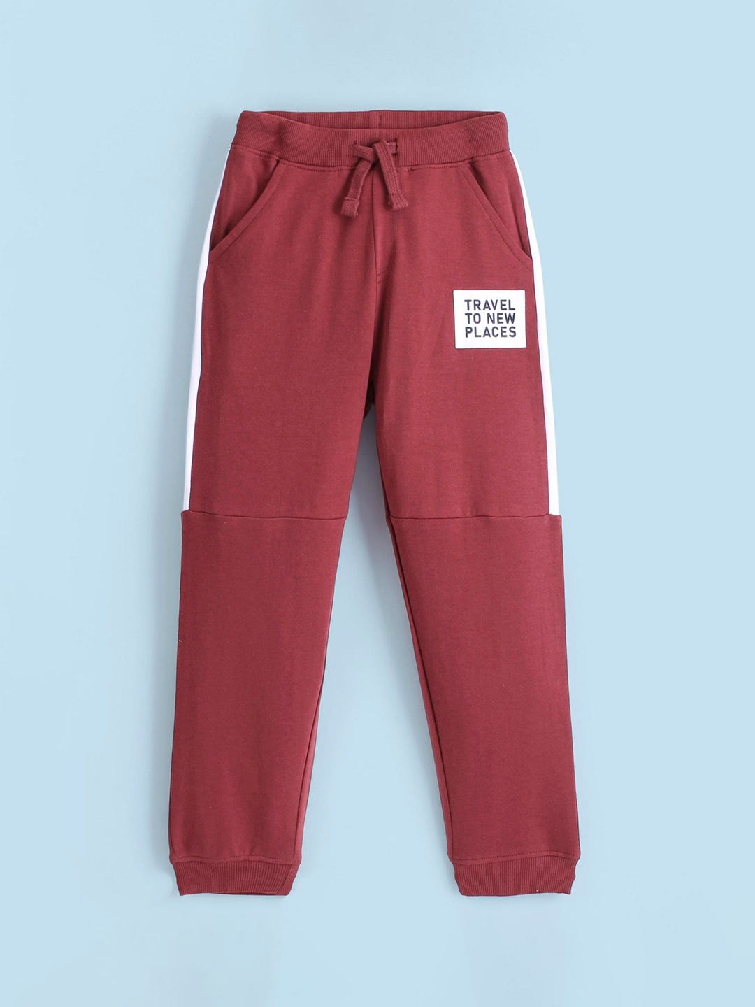 

Honeyhap Boys Pure Cotton Lounge Joggers, Rust