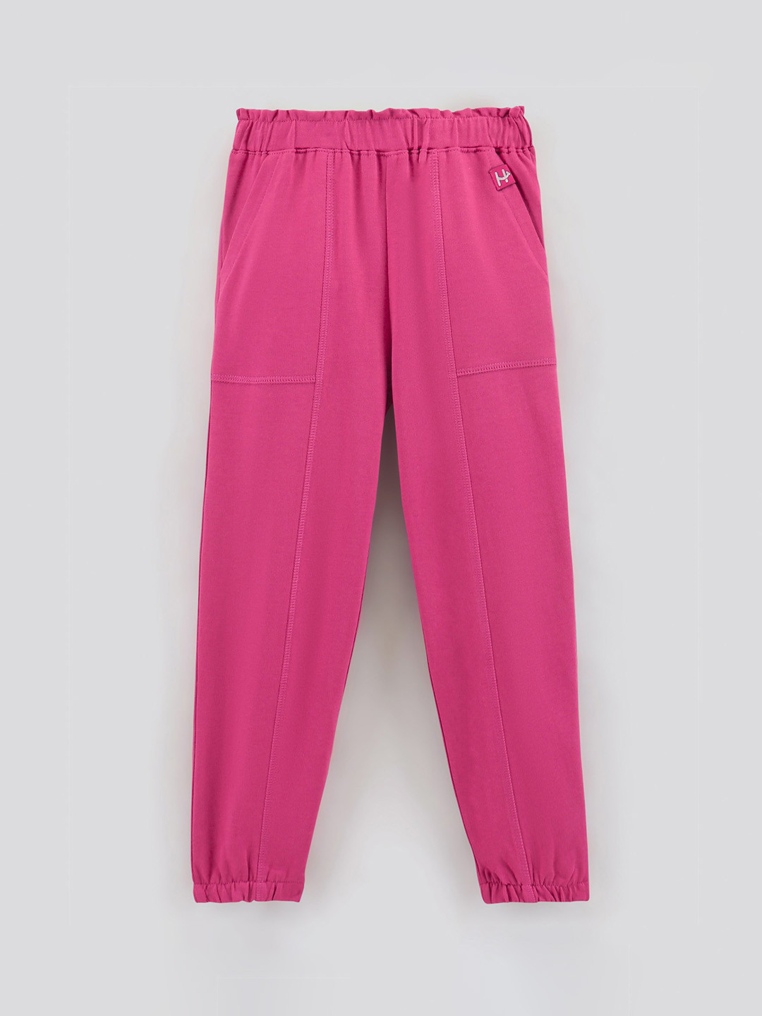 

Honeyhap Girls Bio Wash Pure Cotton Jogger Lounge Pants, Pink