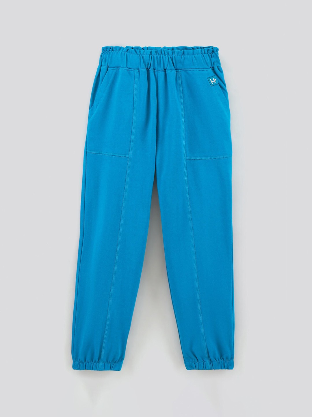 

Honeyhap Girls Bio Wash Pure Cotton Jogger Lounge Pants, Blue