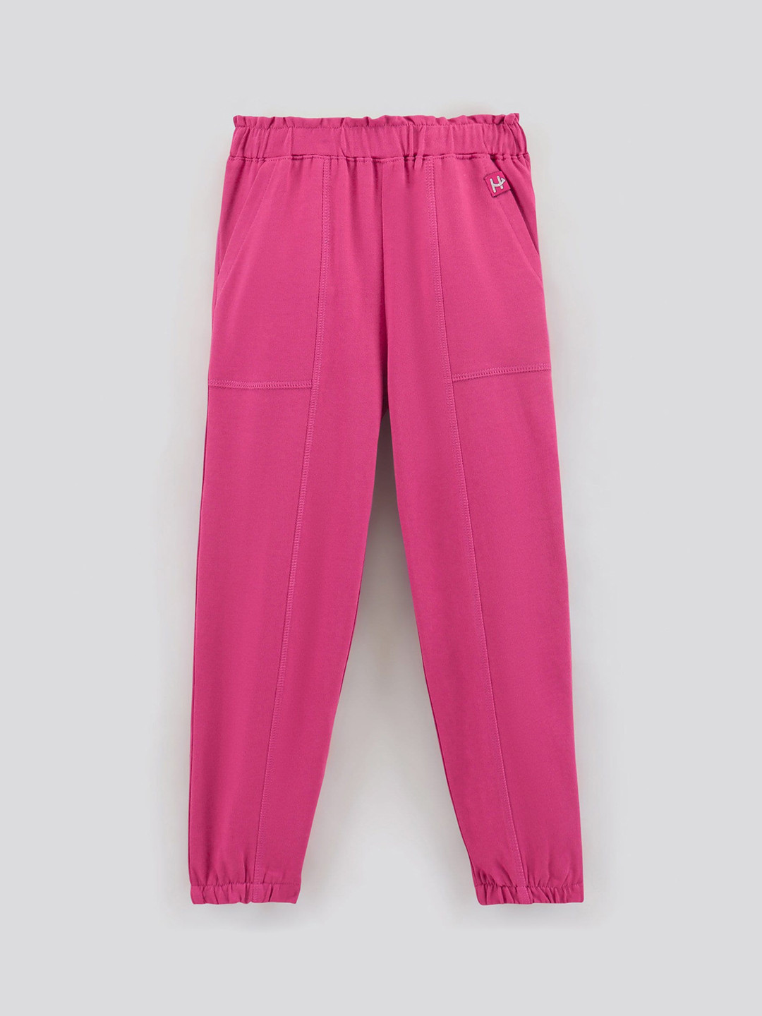 

Honeyhap Girls Bio Wash Pure Cotton Jogger Lounge Pants, Pink