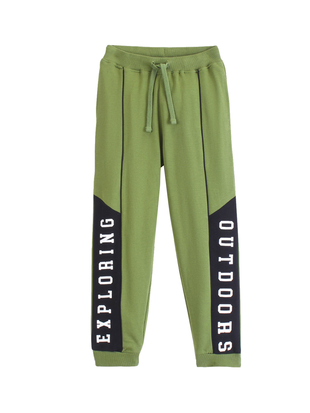 

Honeyhap Boys Bio Finish Pure Cotton Jogger Lounge Pants, Olive