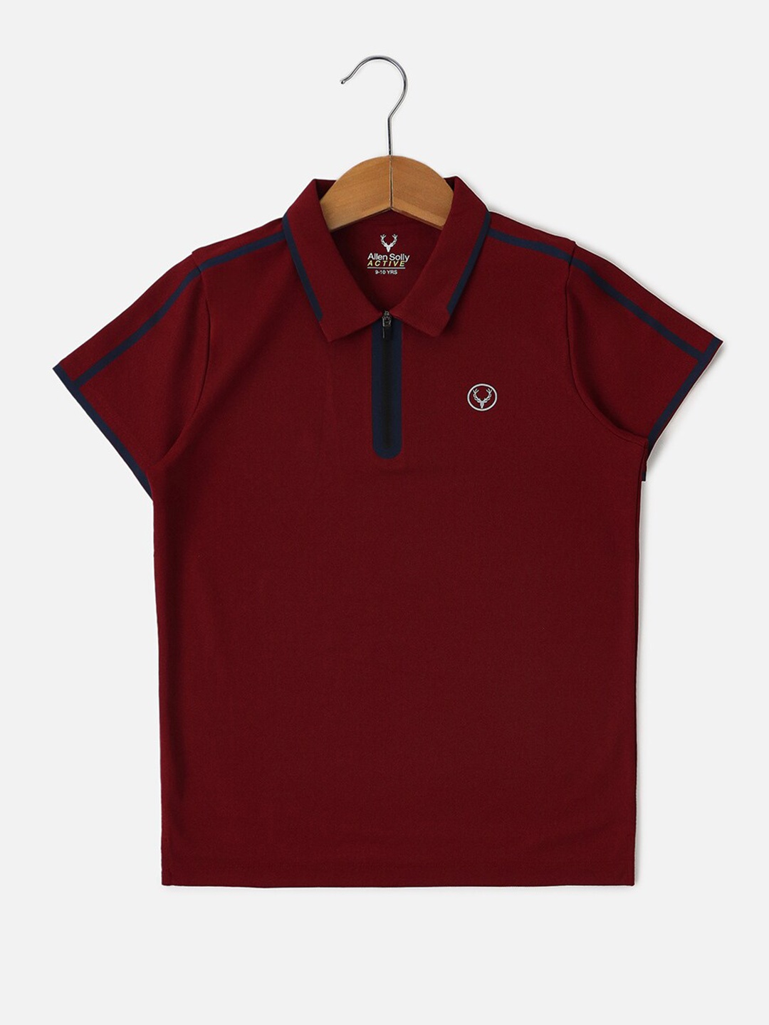 

Allen Solly Junior Boys Polo Collar Regular Fit T-shirt, Maroon