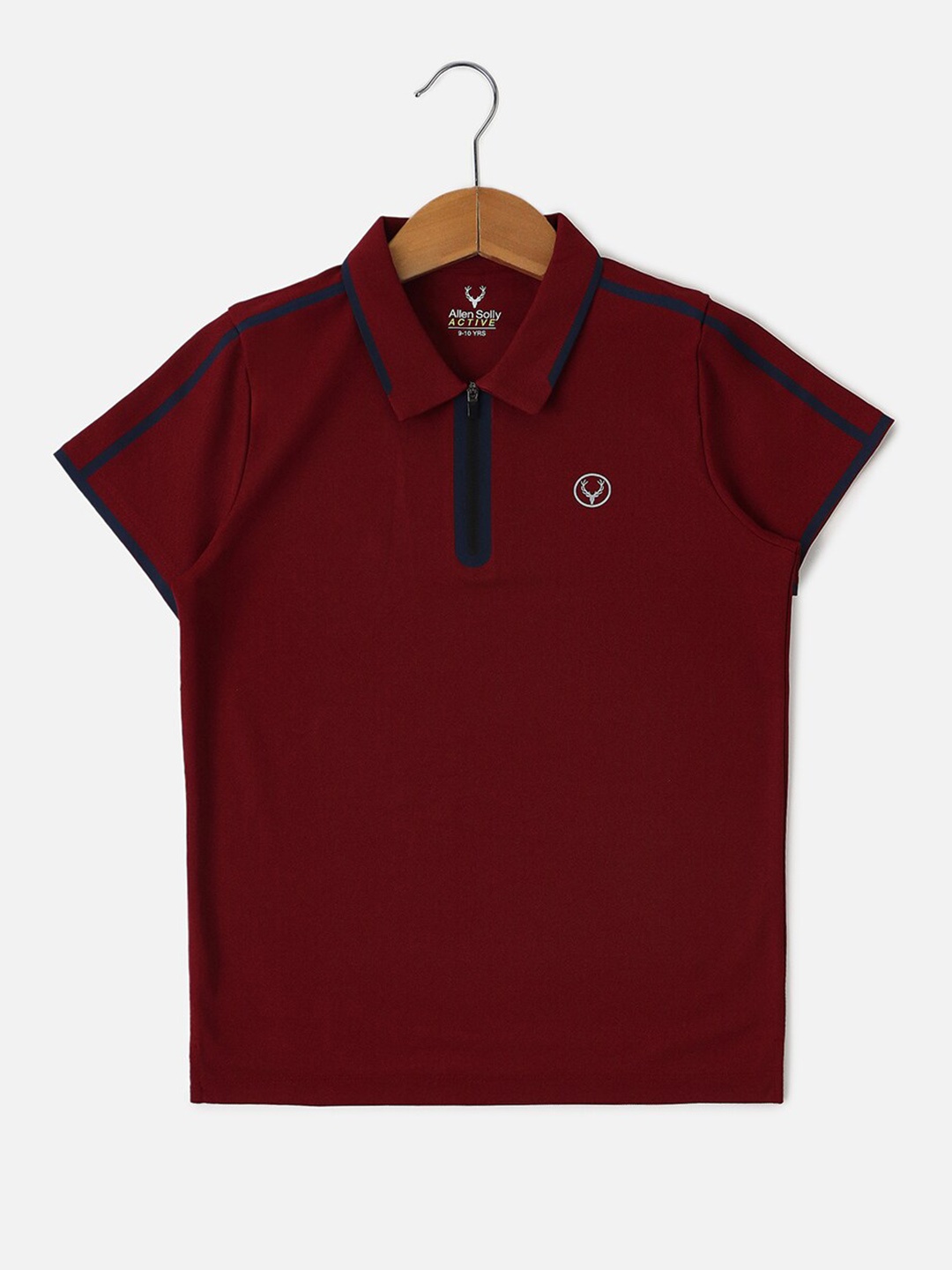 

Allen Solly Junior Boys Polo Collar Regular Fit T-shirt, Maroon