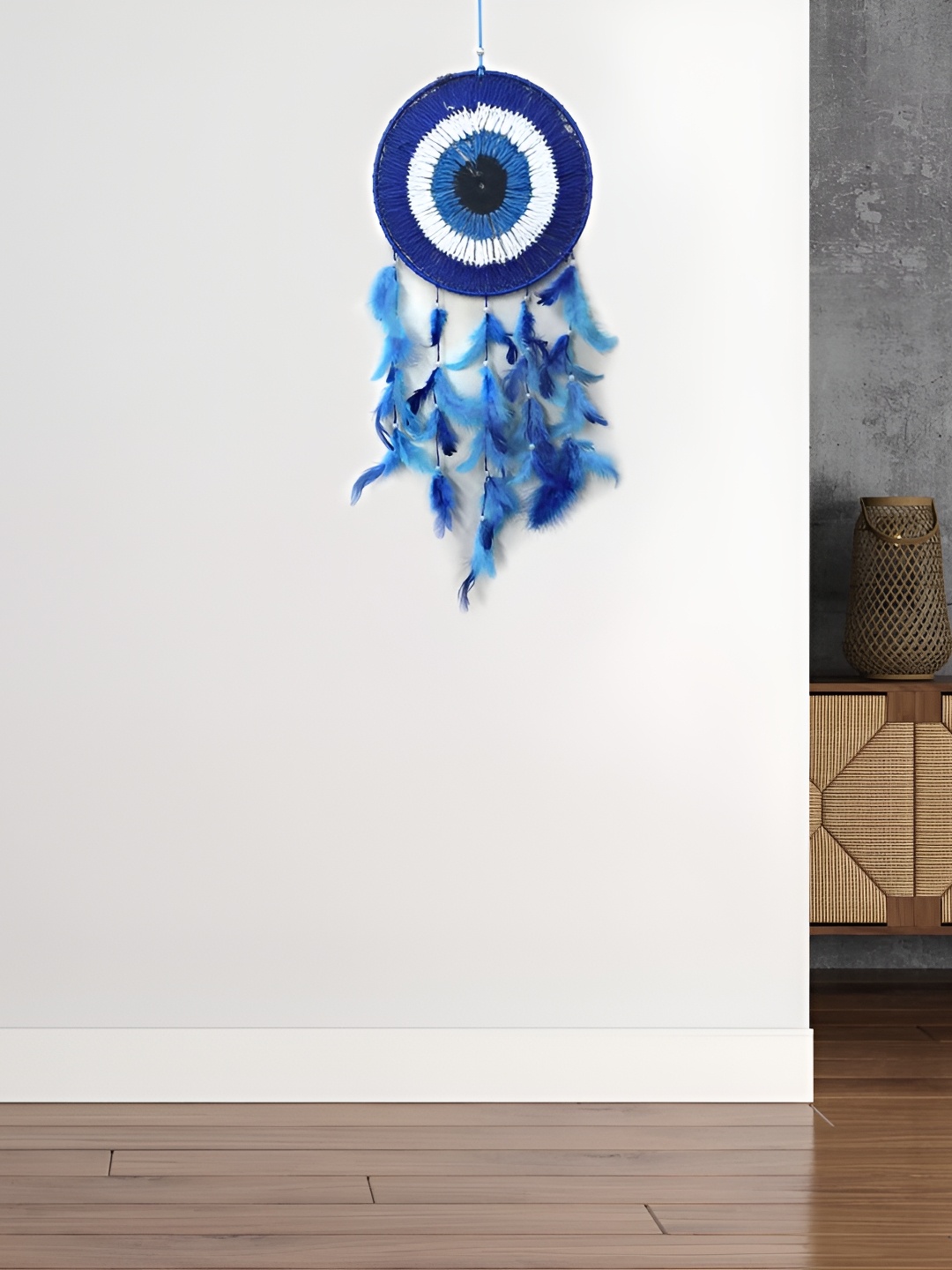 

Shubhanjali Blue Evil Eye Wall Decor