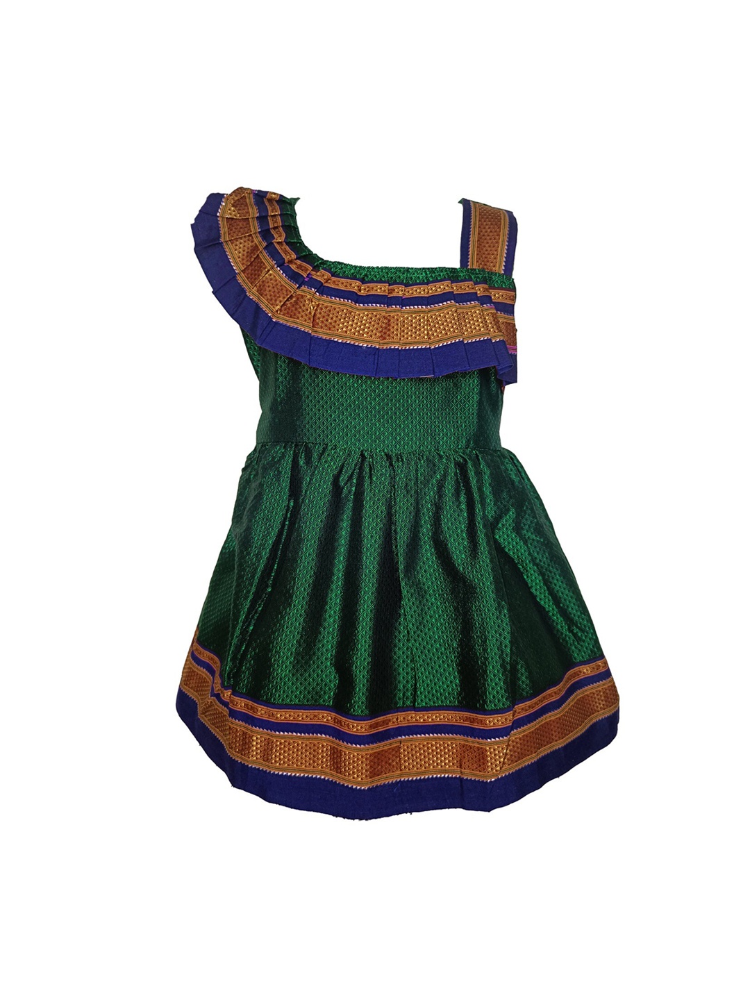 

BAESD Infant Girls Cotton Ethnic Dresses, Green