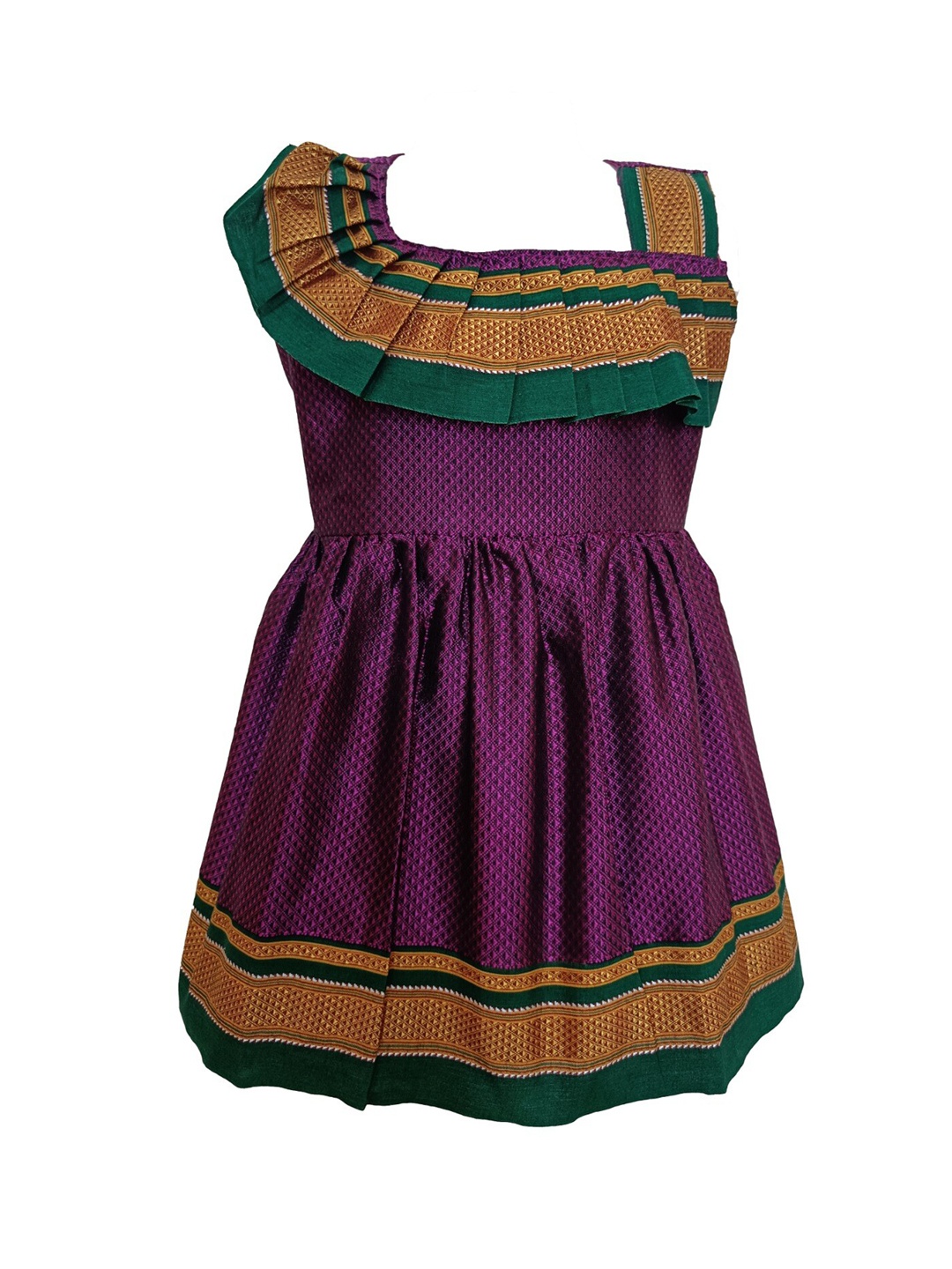 

BAESD Infant Girls Cotton Ethnic Dresses, Purple