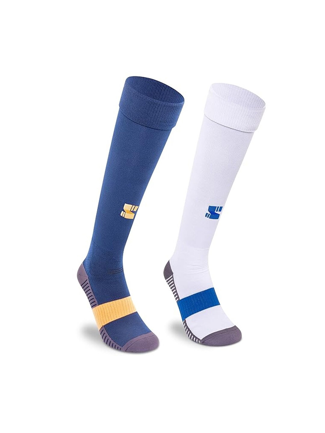 

Supersox Kids Pack Of 2 Patterned Knee Length Sports Socks, White