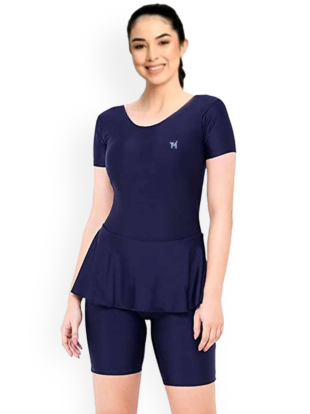 

Jaamso Royals Round-Neck Breathable Swim Top, Blue