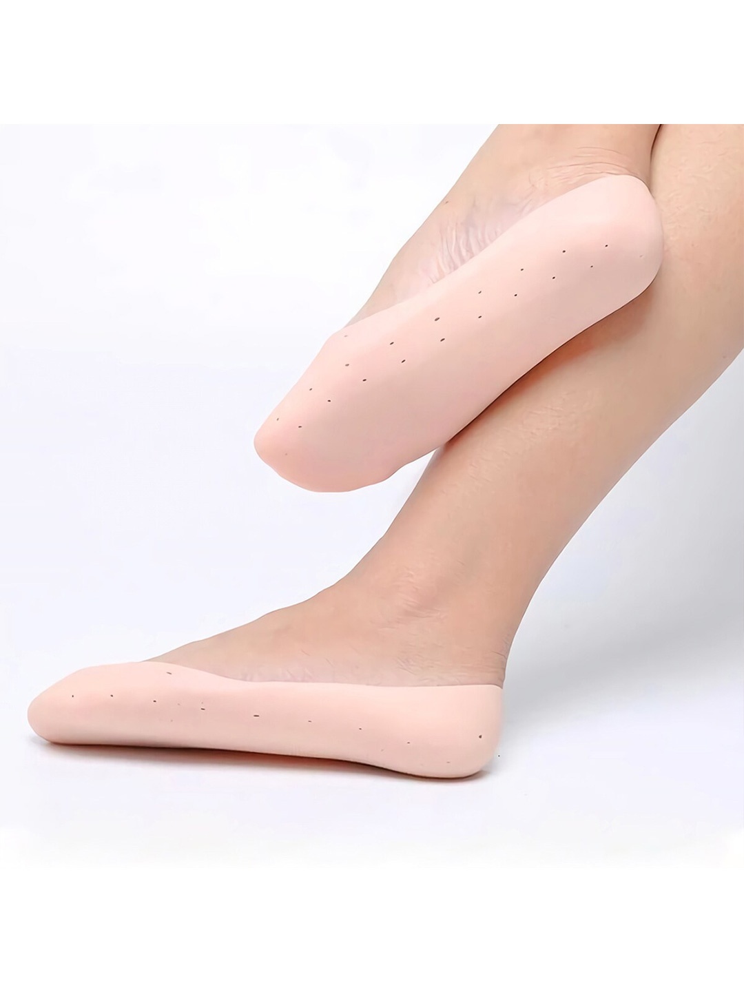 

MATRA Anti Crack Heel Repair Silicone Socks, Beige