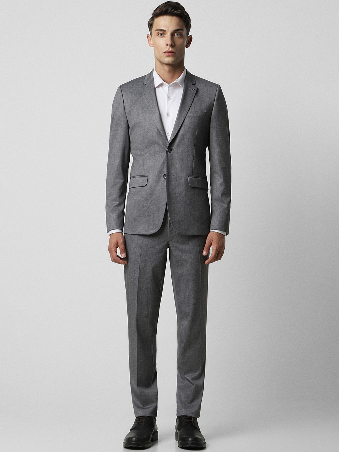 

Van Heusen Men Slim Fit Formal Trouser, Grey