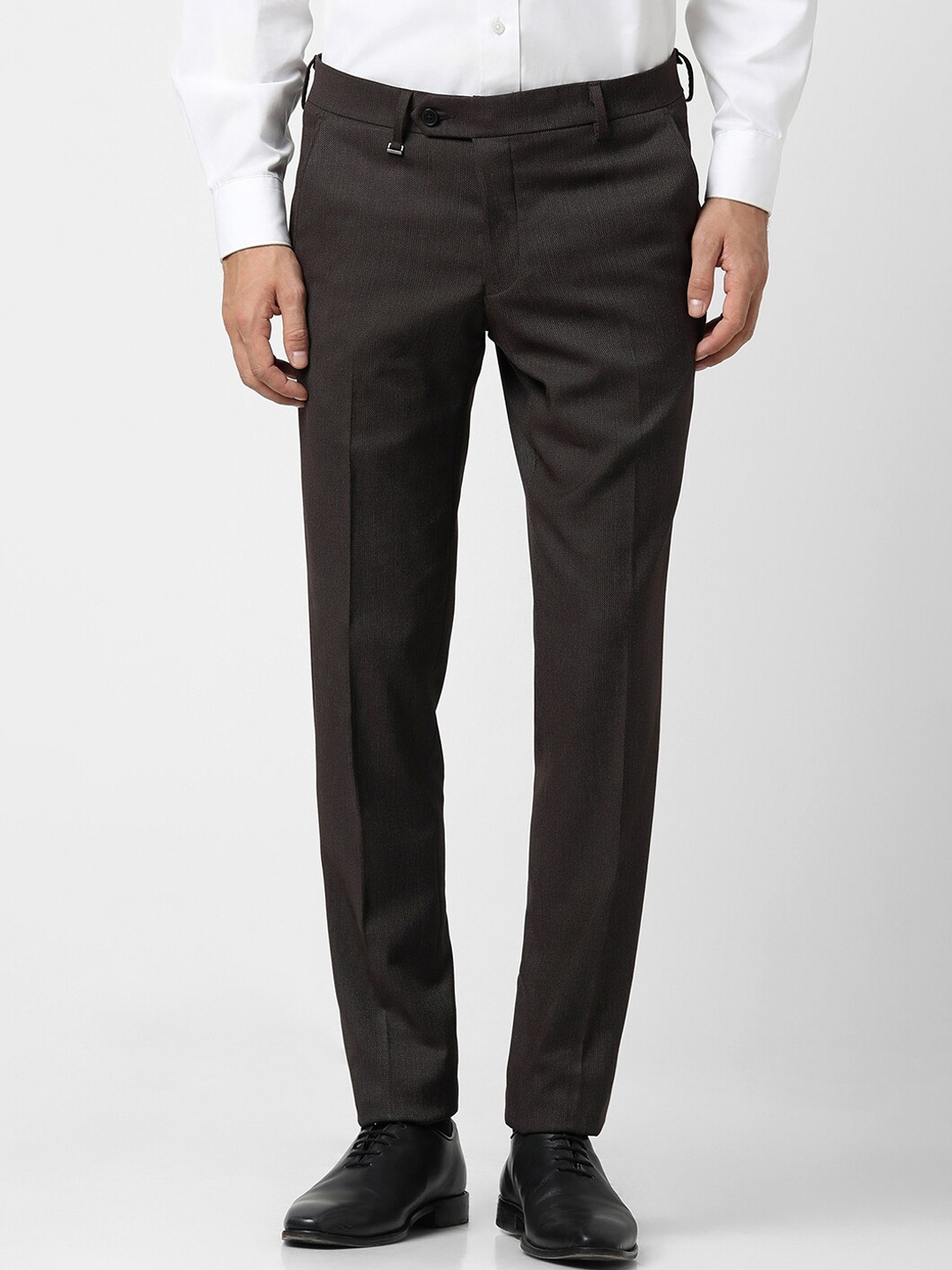 

Van Heusen Men Slim Fit Formal Trouser, Brown