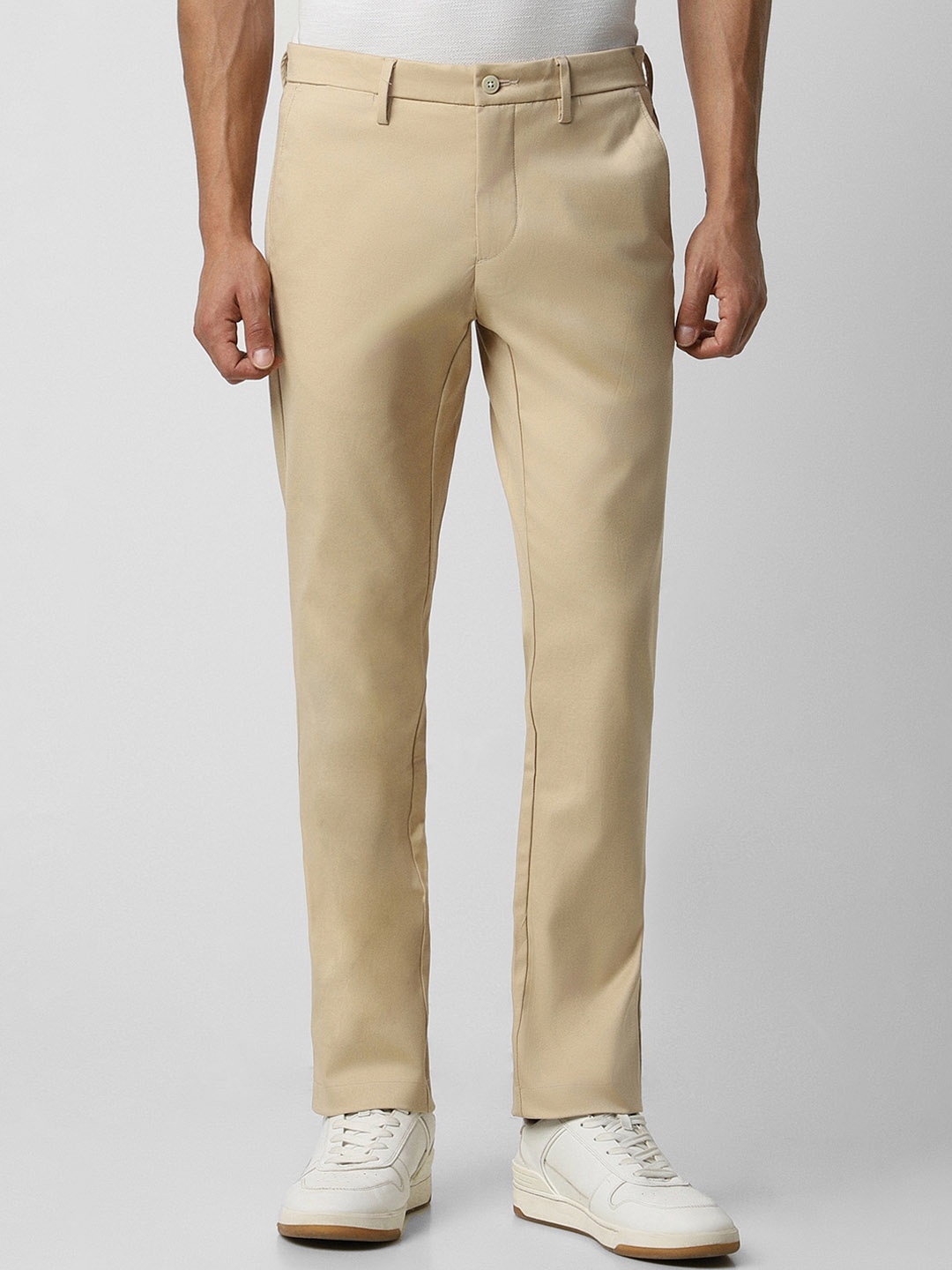 

Van Heusen Men Slim Fit Cotton Trouser, Beige