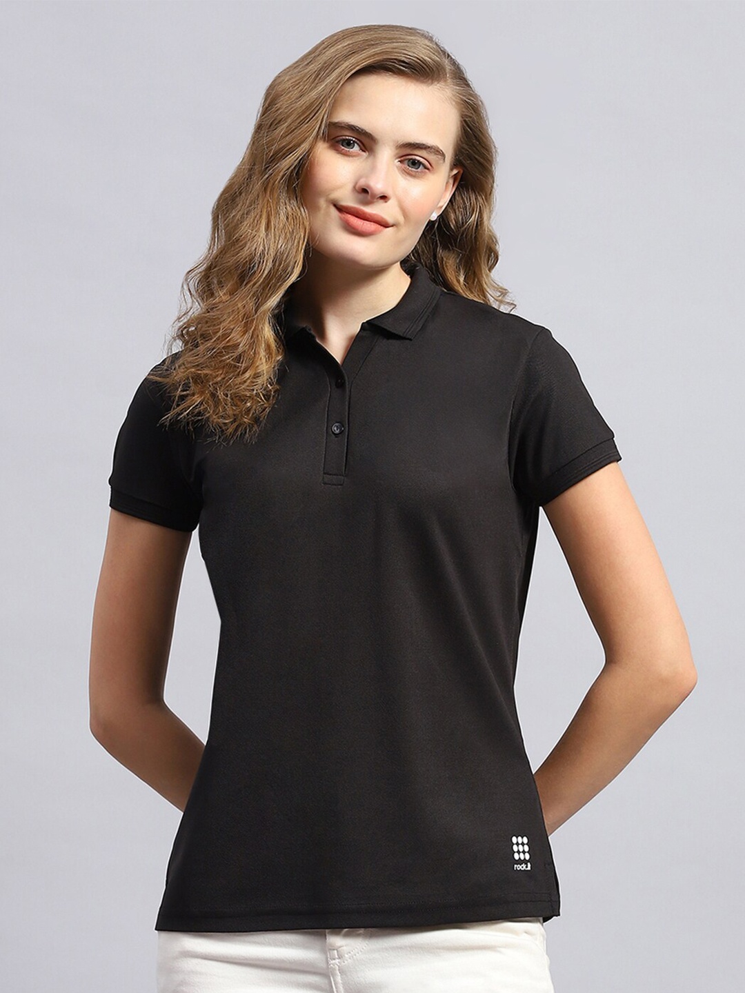 

rock.it Summar Polo Collar T-Shirt, Black