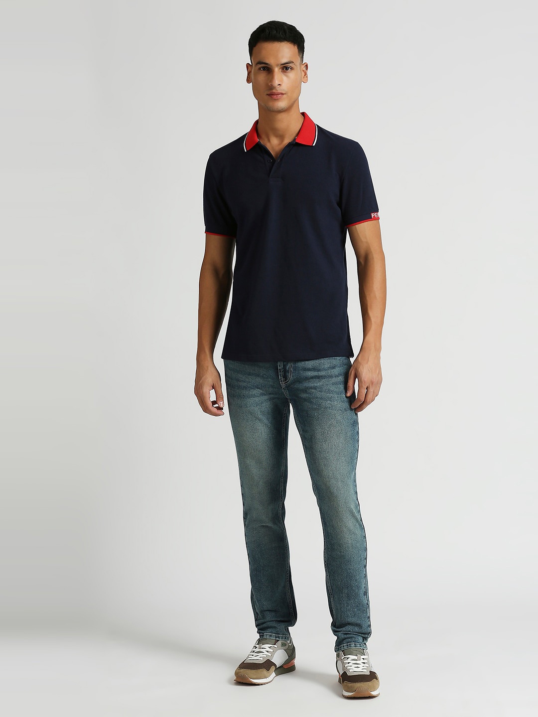 

Pepe Jeans Polo Collar Short Sleeves T-shirt, Blue